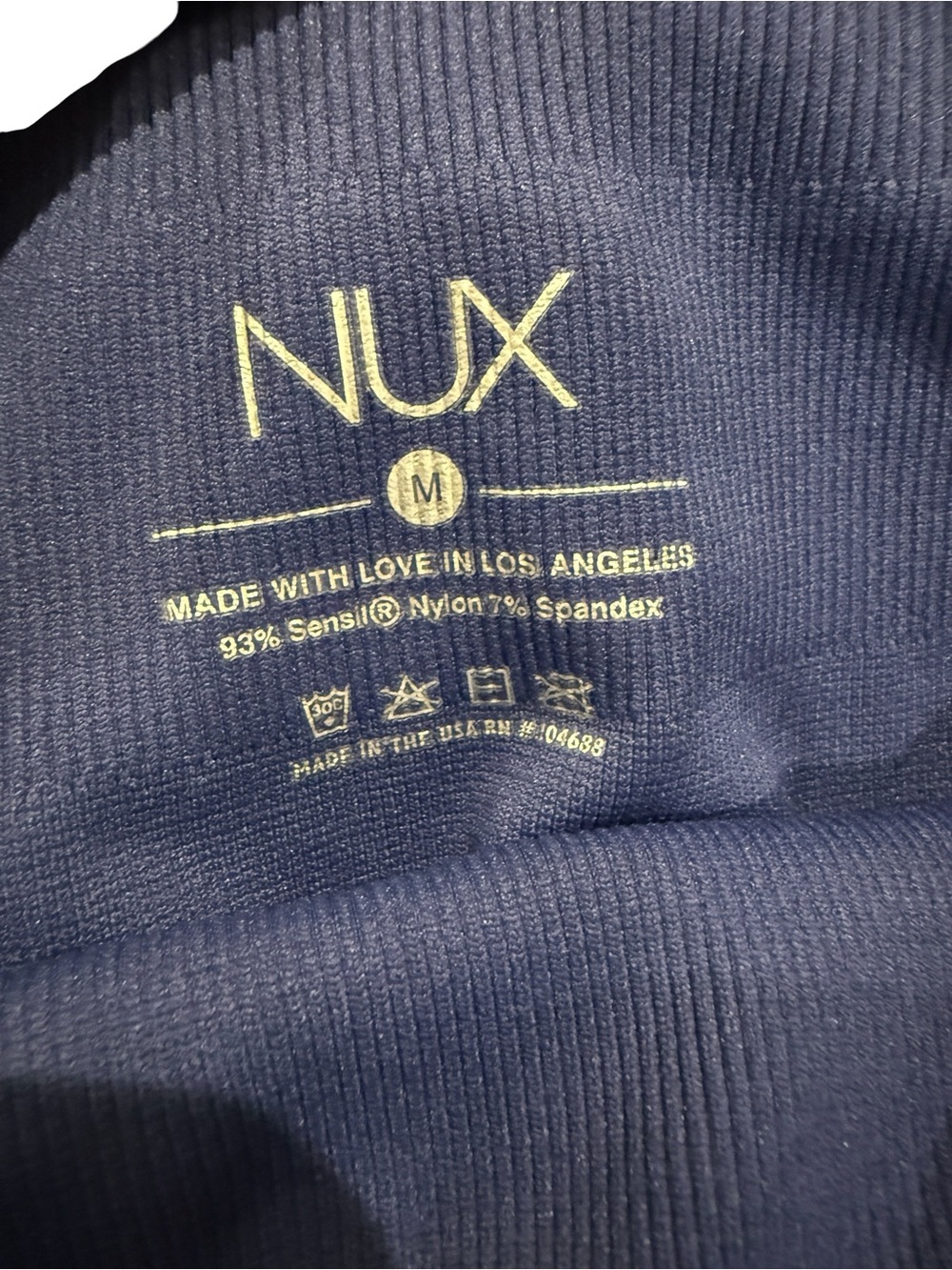 NUX Women’s Navy Legging - Picture 2 of 8